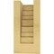 Ekena Millwork 4"W x 4"D x 8"H Wide Landon Rough Cedar Woodgrain TimberThane Corbel, Primed Tan CORUR04X04X08LANRCPR - alternate 5